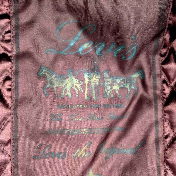 Vintage Levi's genuine leather jacket in cognac - Picture 8 of 8